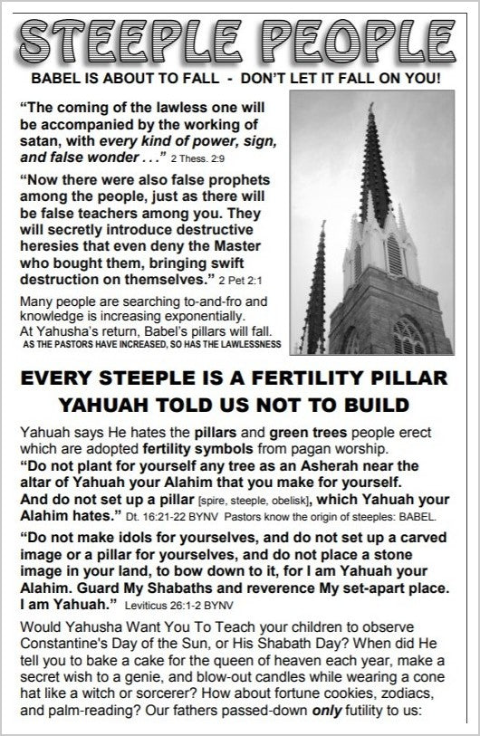 STEEPLE PEOPLE - Babel is about to Fall