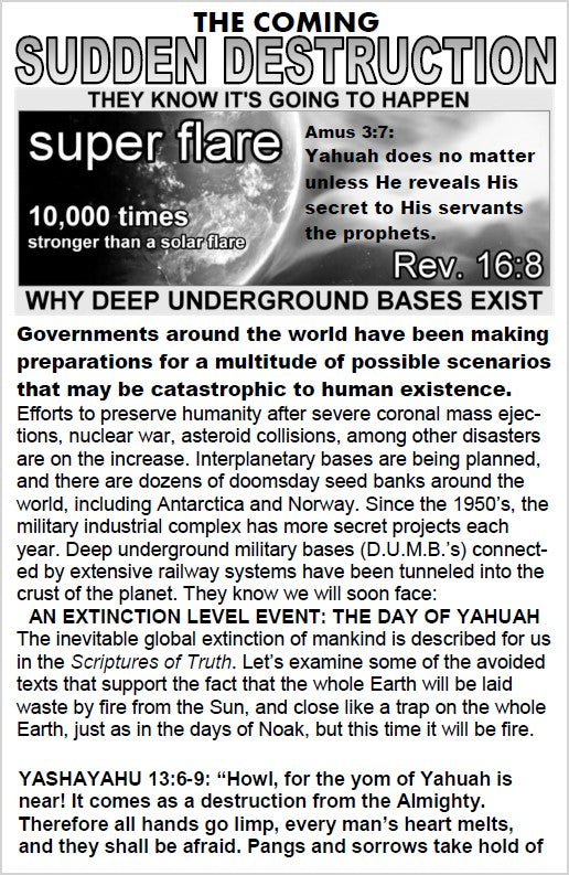 SUDDEN DESTRUCTION - They Know its going to Happen