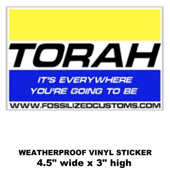TORAH ITS EVERYWHERE STICKER