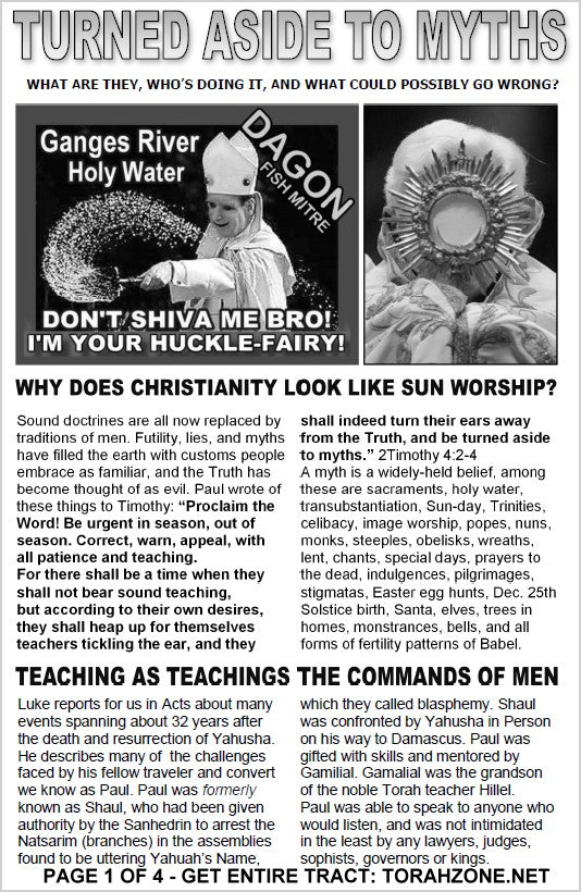 TURNED ASIDE TO MYTHS