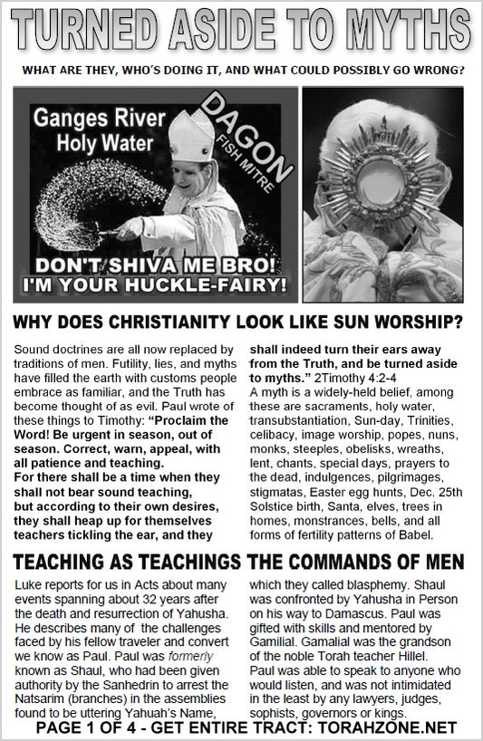 TURNED ASIDE TO MYTHS