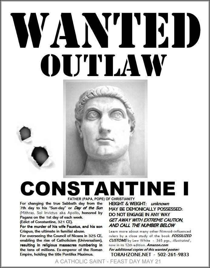 CONSTANTINE WANTED OUTLAW POSTER